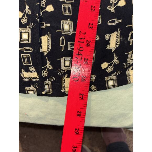 Vintage David Dart Shirt Black with Pearl Buttons GardenDesign Wear Women XL - Picture 6 of 8